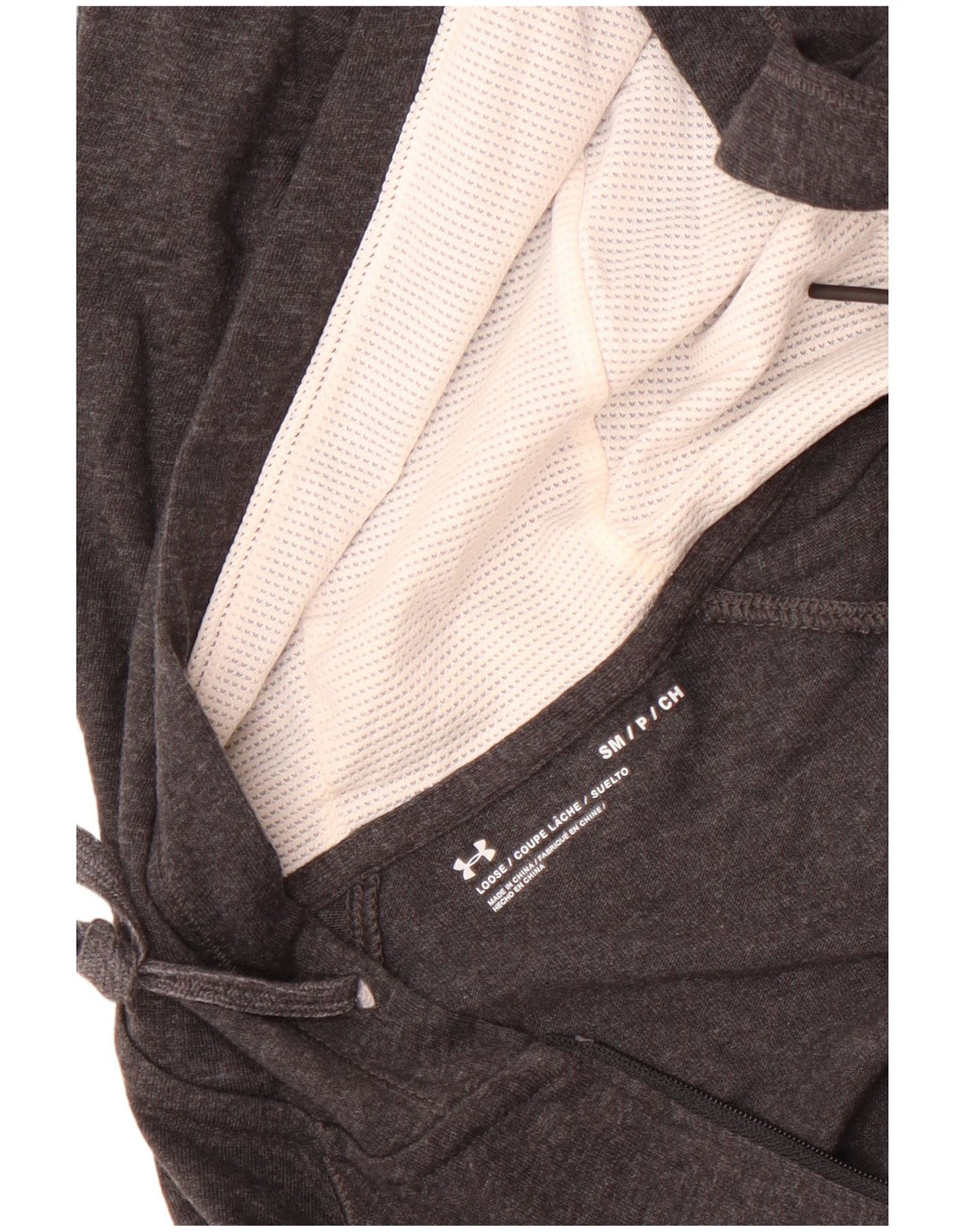 Pulover Under Armour pentru femei, cu fermoar, UK 10, gri mic