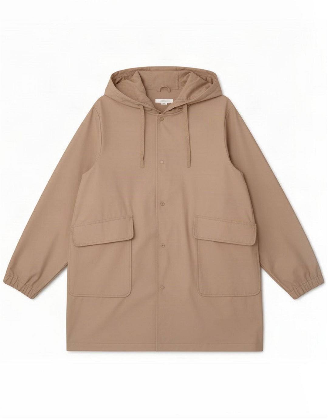 Jachetă Parka pentru femei cu glugă Zara UK 18 XL Bej Poliester