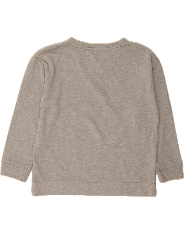 TOMMY HILFIGER Womens Graphic Sweatshirt Jumper UK 14 Medium Grey Cotton Vintage Tommy Hilfiger and Second-Hand Tommy Hilfiger from Messina Hembry 