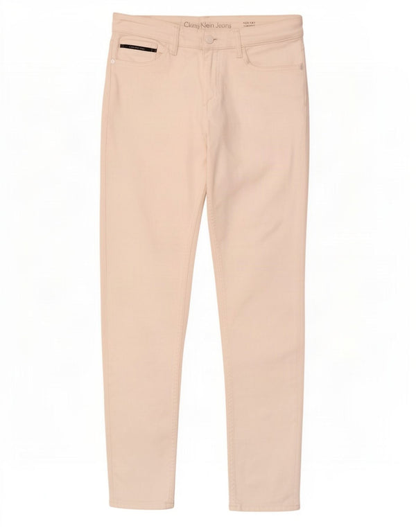 Blugi skinny pentru femei Calvin Klein W28 L28 alb