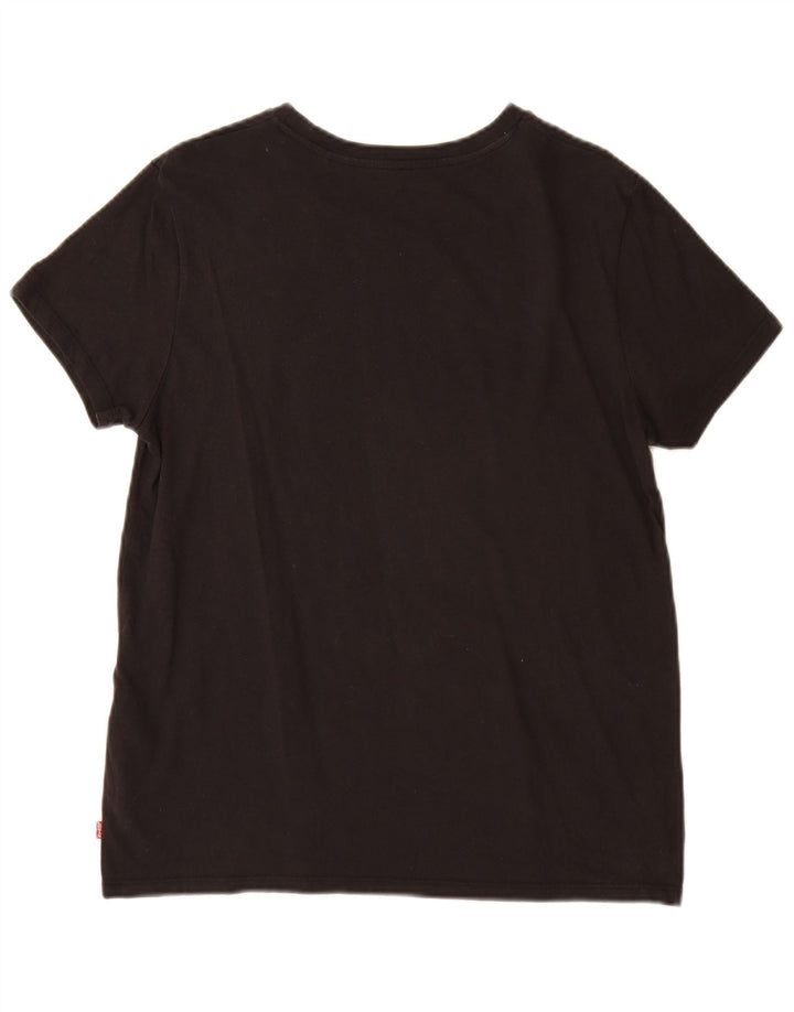 Tricou grafic Levi's pentru femei Top UK 14 Medium Black Bumbac
