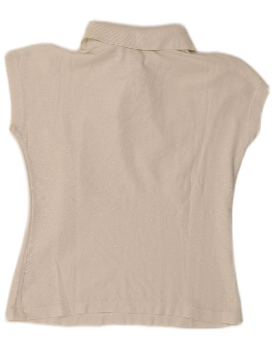 Tricou Polo Crop Femei Fila US 8 Medium Alb Bumbac