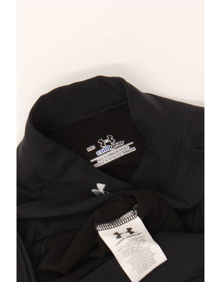 Under Armour Cold Gear Top cu mânecă lungă pentru femei UK 12 Medium Black Nylon