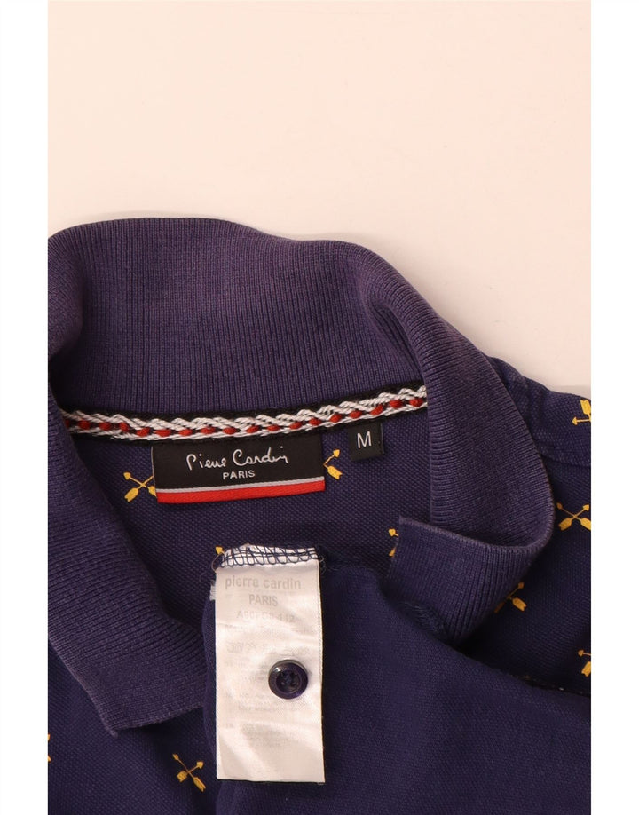 Cămașă polo cu grafică Pierre Cardin pentru bărbați, bumbac gri mediu