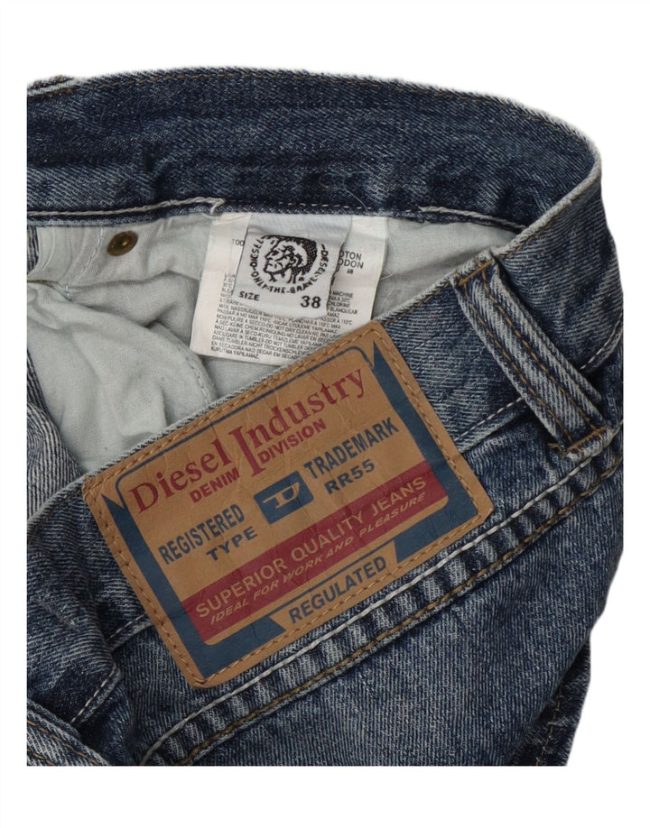 Pantaloni scurți din denim învechit pentru bărbați Diesel W38 XL Bumbac albastru