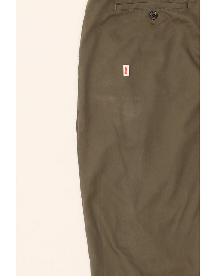 IZOD Mens Pegged Suit Trousers W36 L29 Green Polyester Vintage Izod and Second-Hand Izod from Messina Hembry 