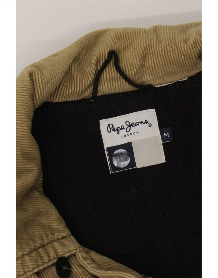 Jachetă din velur pentru bărbați PEPE Jeans UK 38 Bej mediu