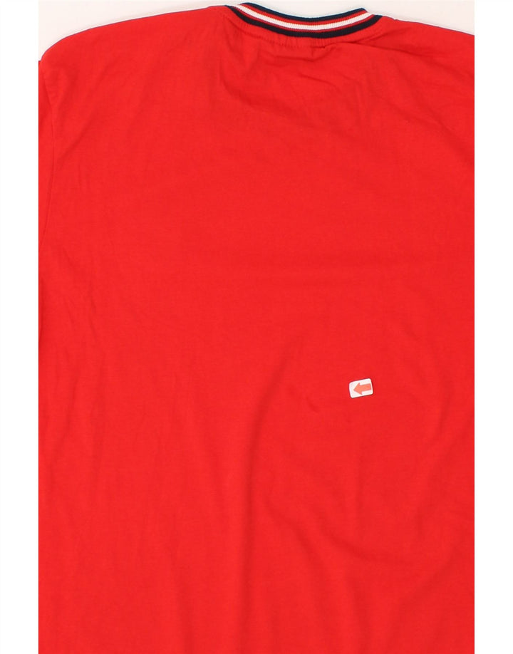 FILA Mens T-Shirt Top Small Red Cotton Vintage Fila and Second-Hand Fila from Messina Hembry 