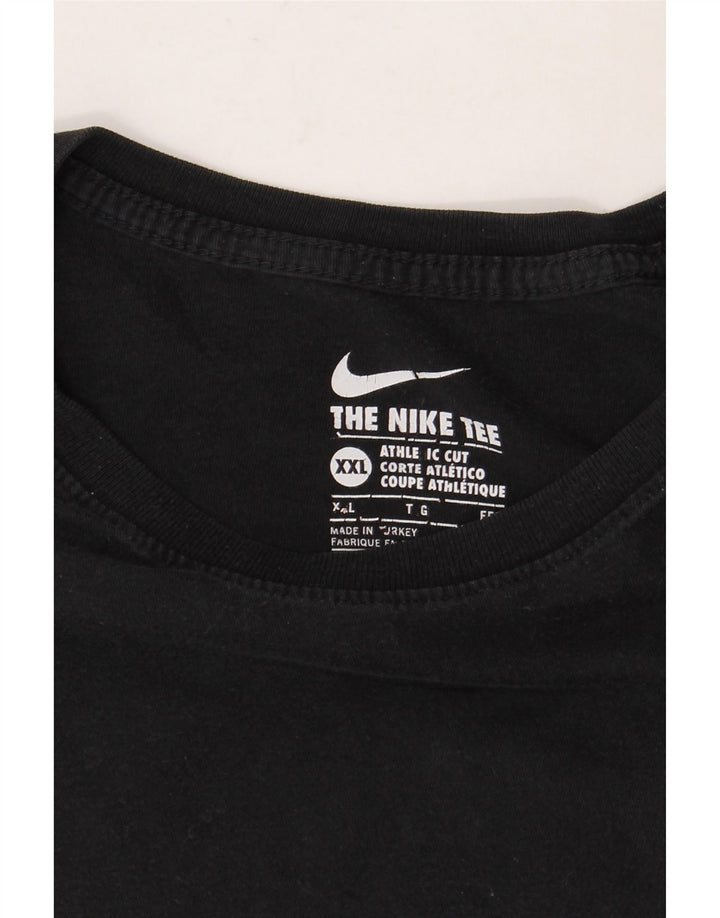 Tricou cu croi atletic NIKE pentru bărbați, 2XL, negru