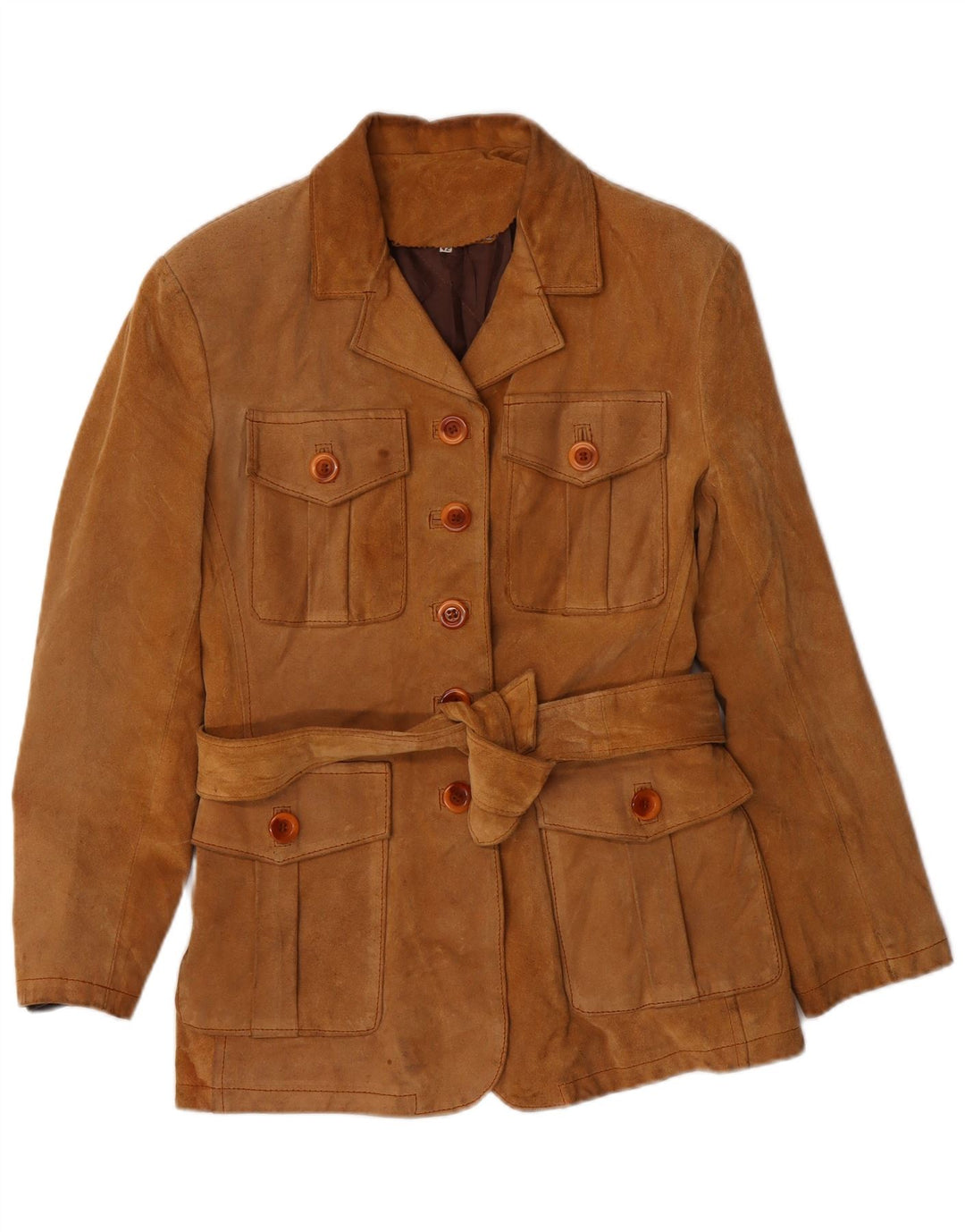 PIAZZA ITALIA Jachetă de piele intoarsa pentru femei IT 42 Medium Beige Piele