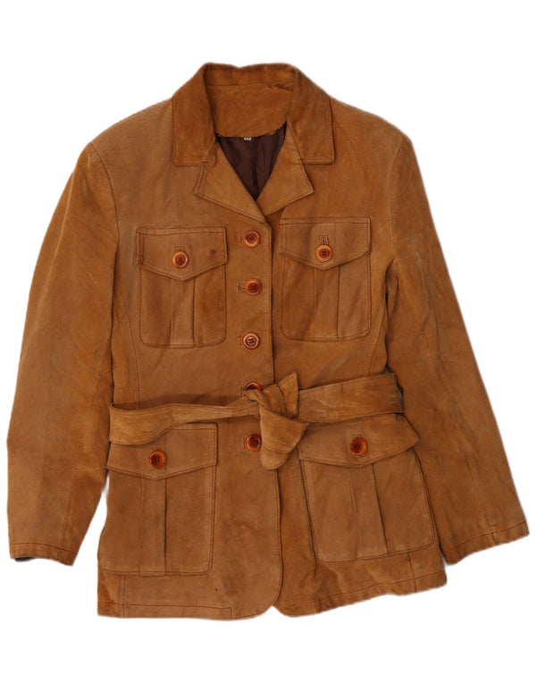 PIAZZA ITALIA Jachetă de piele intoarsa pentru femei IT 42 Medium Beige Piele