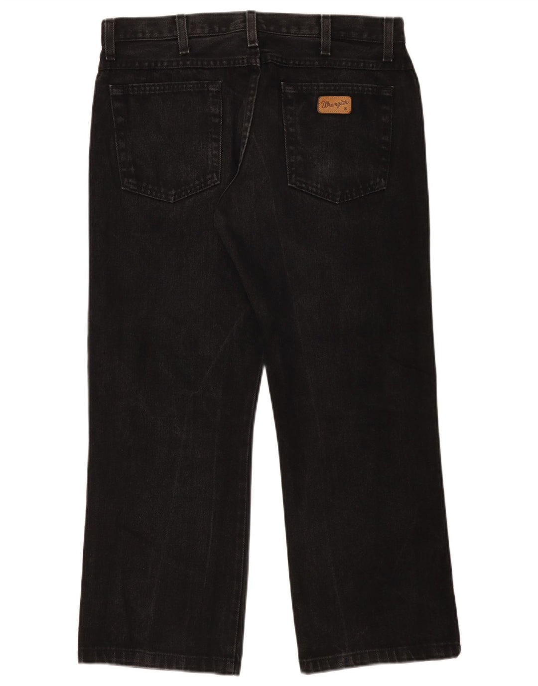 Blugi pentru bărbați Bootcut Wrangler W34 L27 bumbac negru