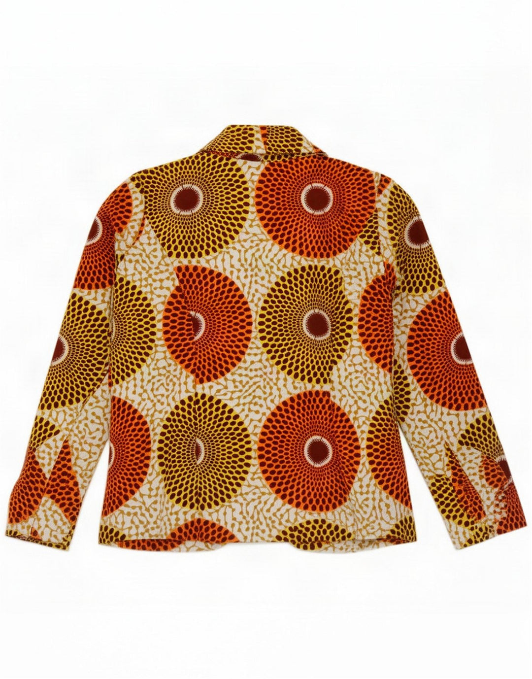 Vintage Womens Open Blazer Jacket UK 8 Small Multicolor Geometric