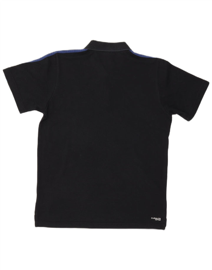 Tricou polo Adidas Clima 365 pentru bărbați, bumbac mediu albastru bleumarin