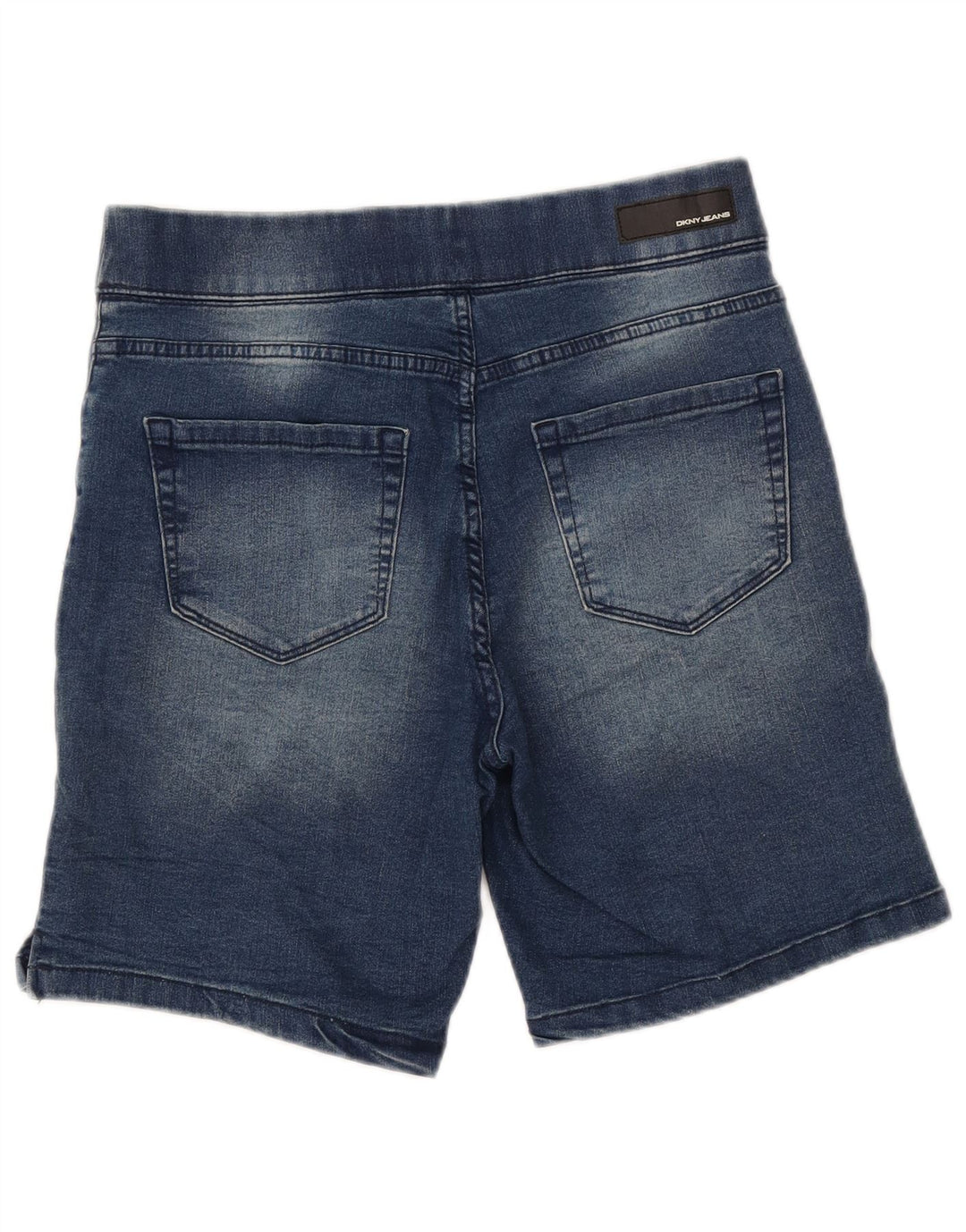 Pantaloni scurți din denim DKNY pentru bărbați, mici W30, bumbac albastru