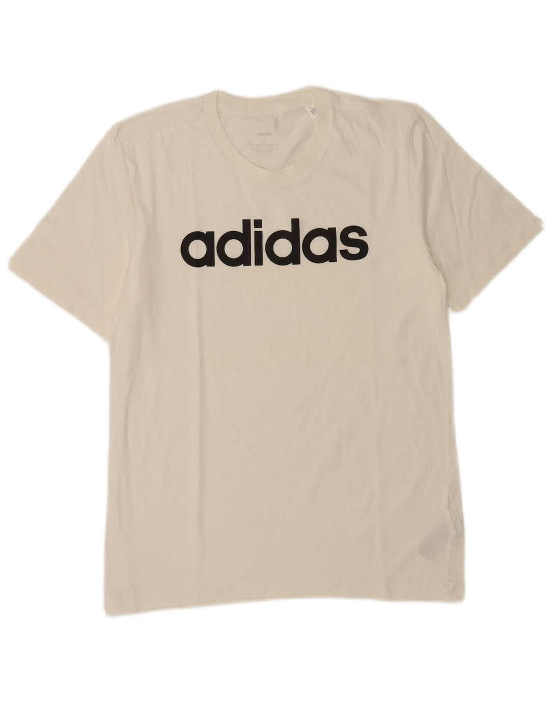 Tricou grafic pentru bărbați Adidas Top mic, alb, bumbac