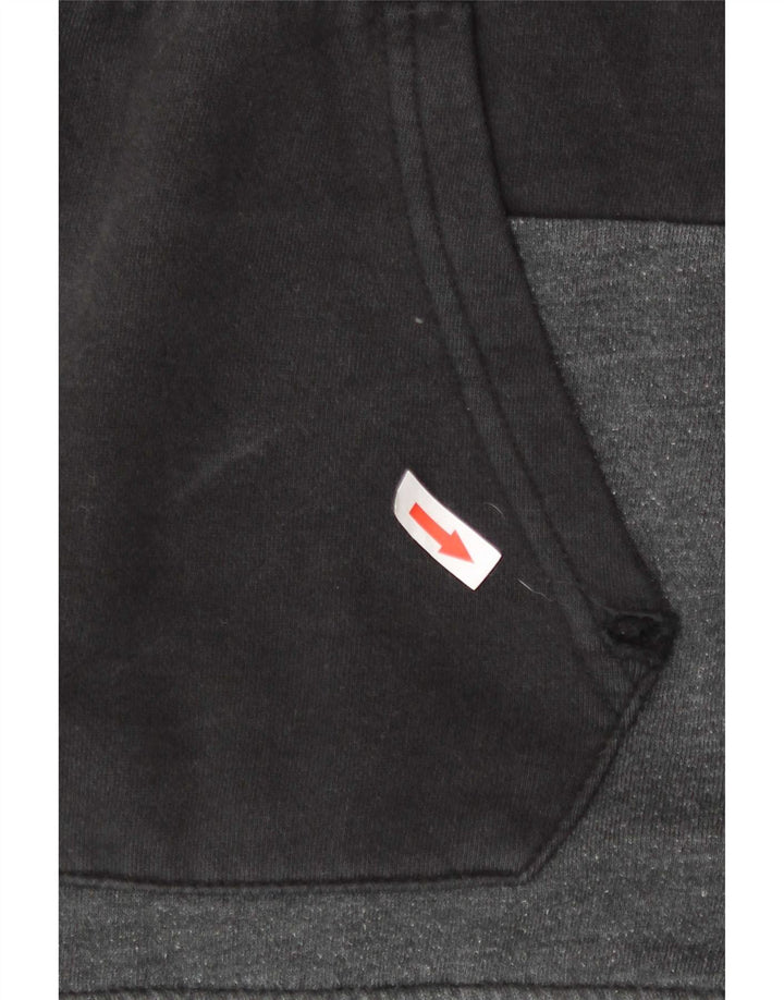 Pulover Volcom pentru bărbați, cu fermoar, mare, negru, color block