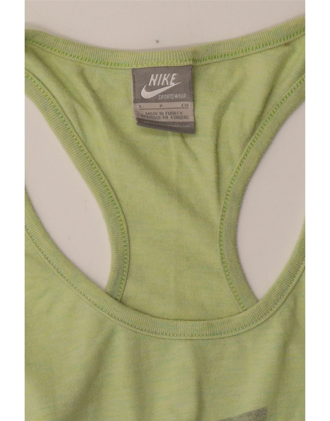 Top cu vestă grafică pentru femei NIKE UK 8 Small Green