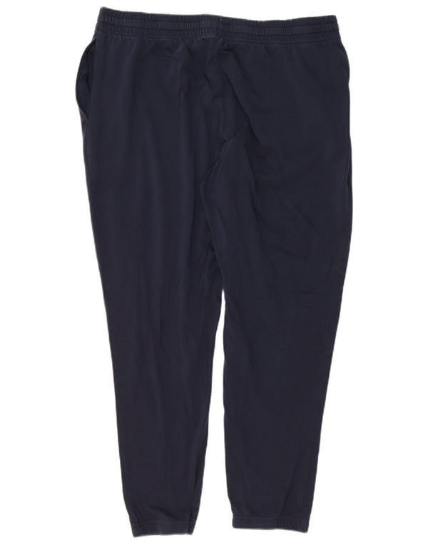 Pantaloni de trening cu grafică Adidas pentru bărbați Pantaloni de jogging 2XL bumbac bleumarin