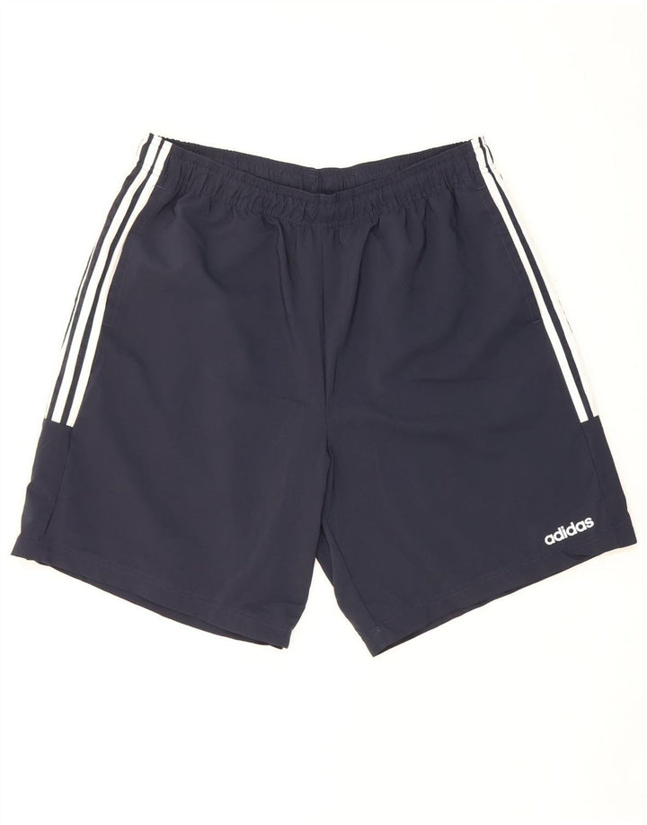 Pantaloni scurți sport pentru bărbați Adidas XL bleumarin poliester
