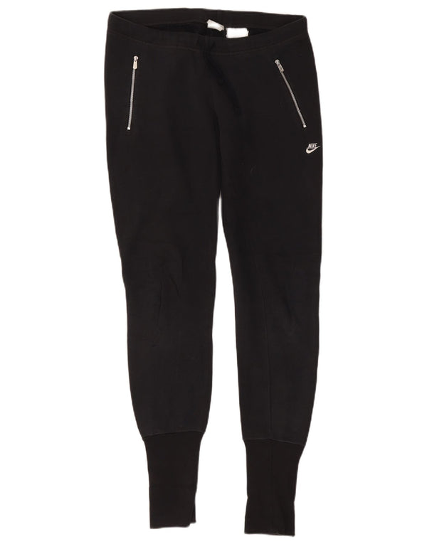 Nike Womens Tracksuit Trousers Joggers UK 6 XS Black Cotton