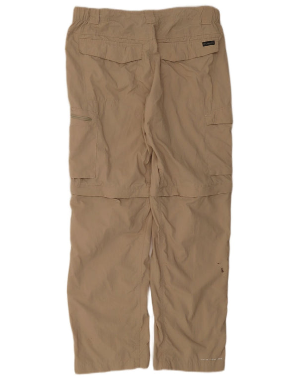 Pantaloni cargo drepti pentru bărbați Columbia W34 L30 nailon bej