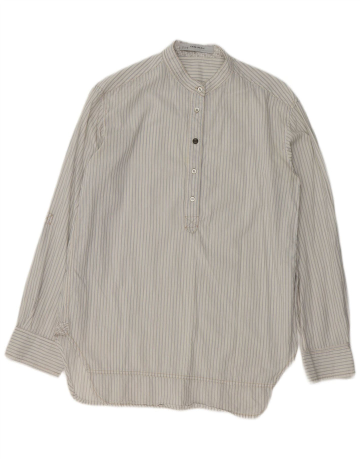 Cămașă Pulover pentru Damă Zara UK 18 XL Bumbac cu dungi albe