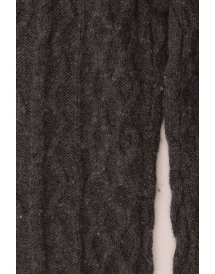 Pulover cardigan pentru femei Zara UK 14 mare, gri acrilic