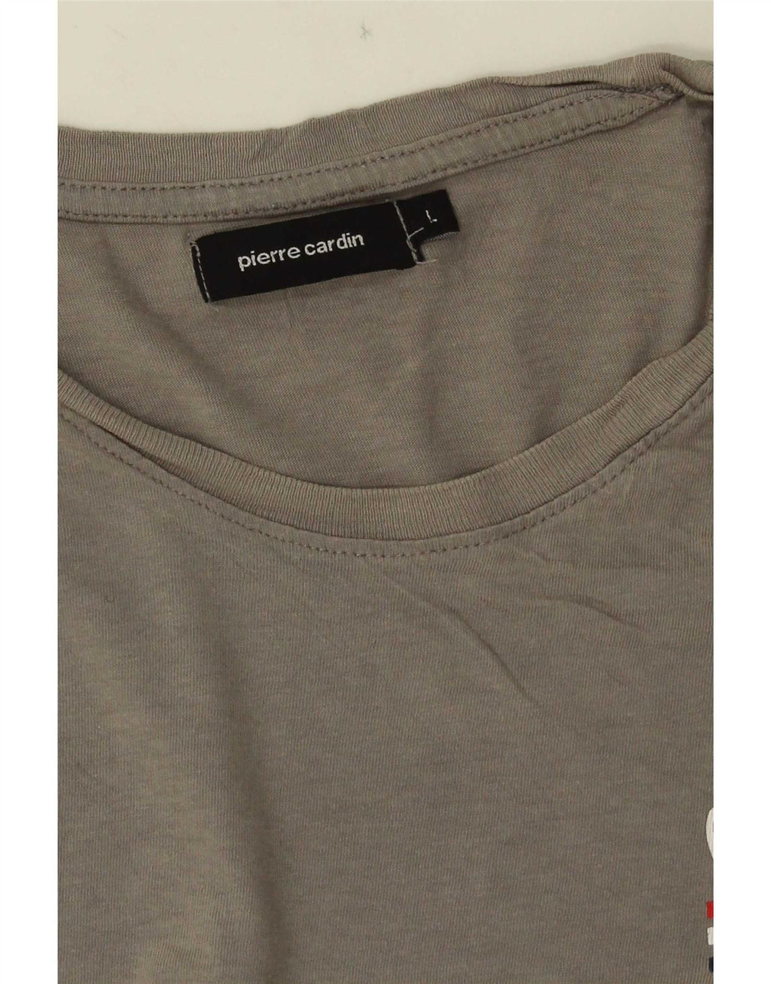 Tricou grafic pentru bărbați Pierre Cardin Top mare gri