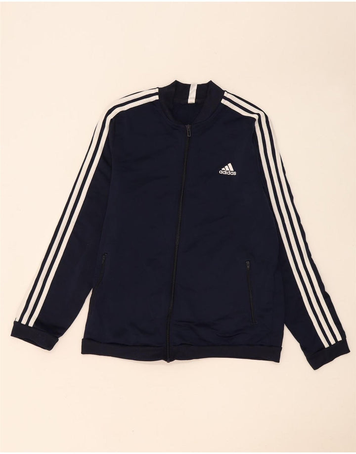 Jachetă de trening Adidas pentru femei UK 20/22 XL Bleumarin Poliester