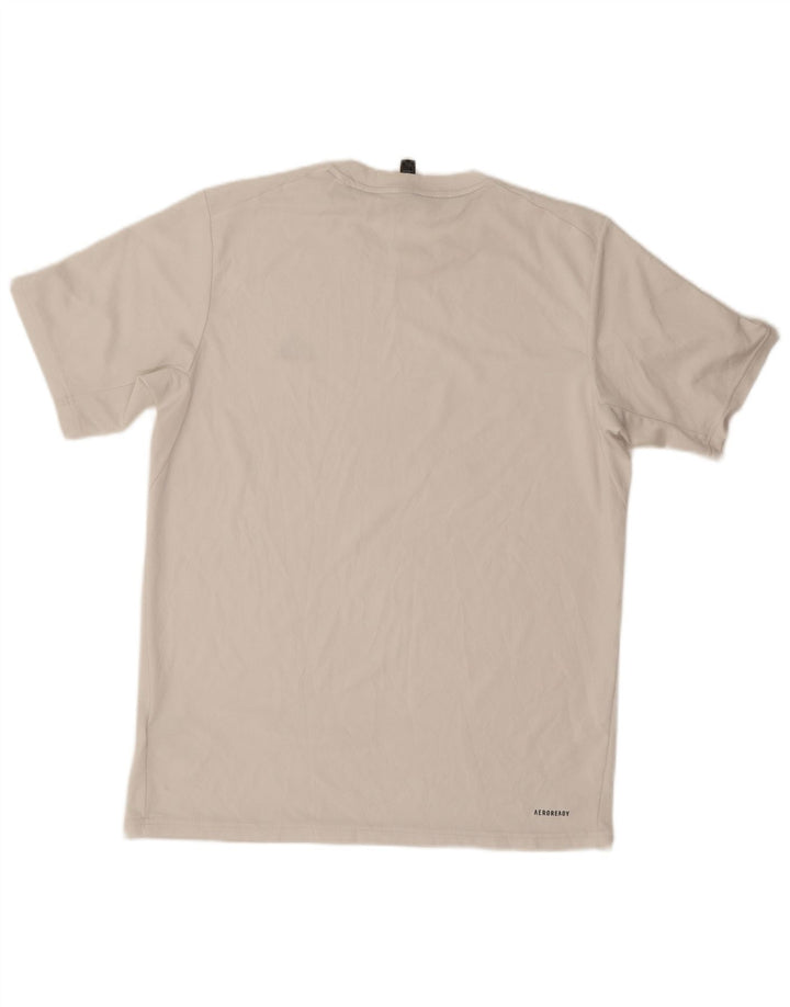 Tricou pentru bărbați Adidas Aeroready Top Medium Alb Poliester