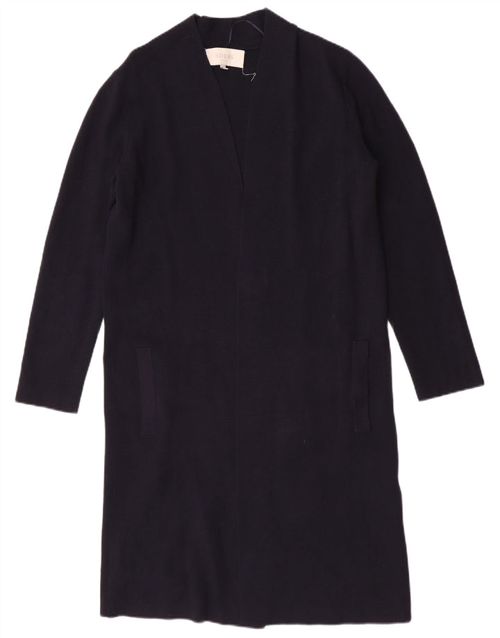 Pulover cardigan deschis Hobbs pentru femei UK 14 Medium Bleumarin Viscoză