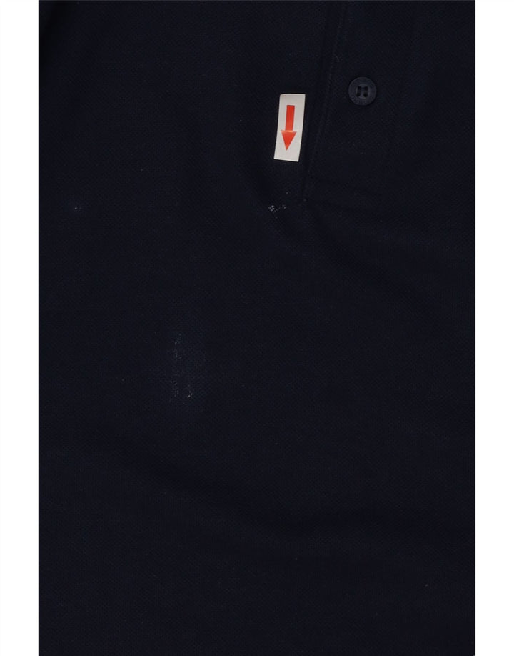 Cămașă polo Umbro pentru bărbați, mare, poliester bleumarin