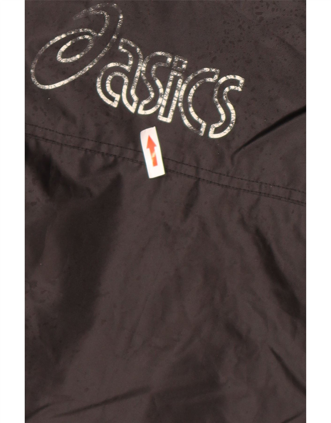 Jachetă Asics Graphic Windbreaker pentru bărbați UK 40 Poliester negru mare