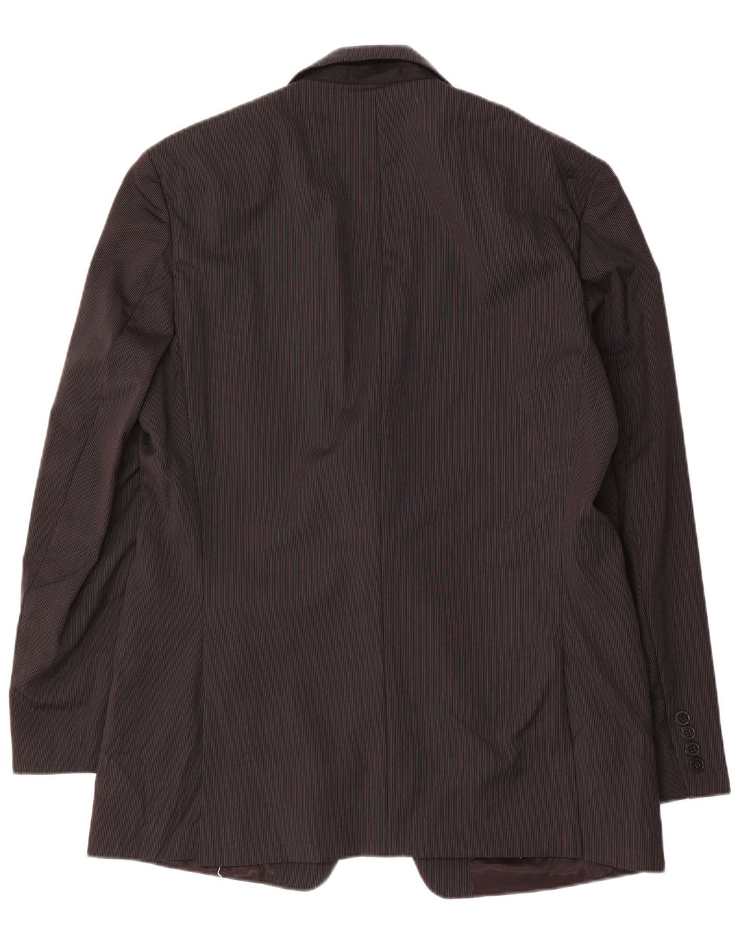 CALVIN KLEIN Jachetă pentru bărbați cu 2 nasturi, UK 42 XL, lână neagră cu dungi