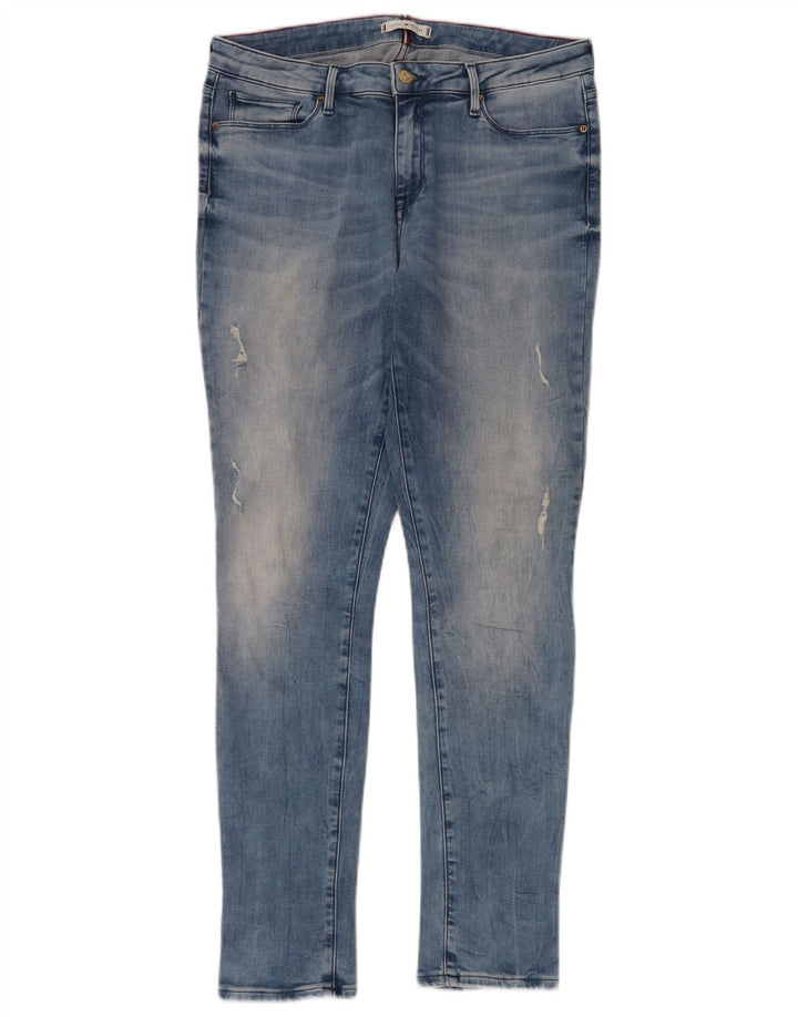 Blugi skinny pentru femei TOMMY HILFIGER W32 L30 bumbac albastru