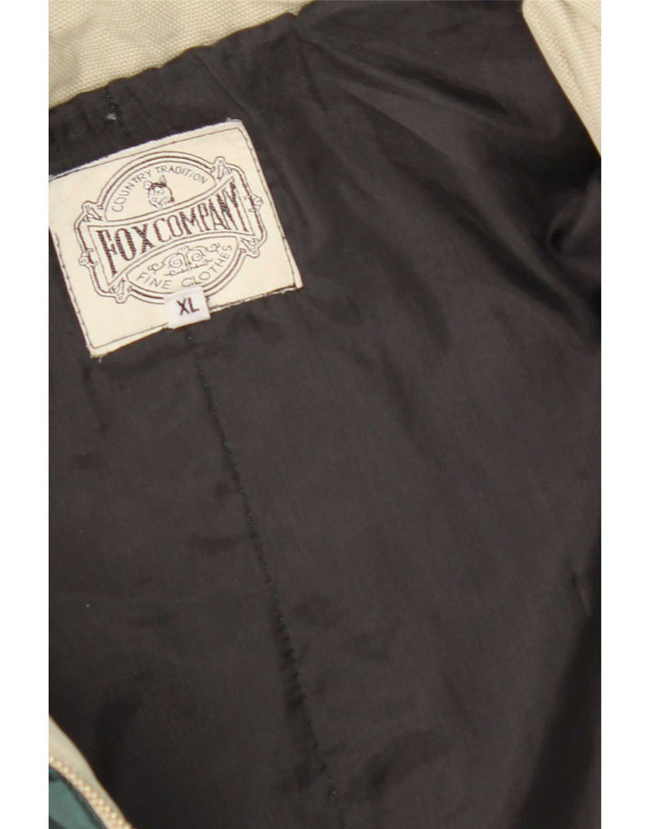 Bomber vintage pentru bărbați UK 42 XL Bej Colorblock