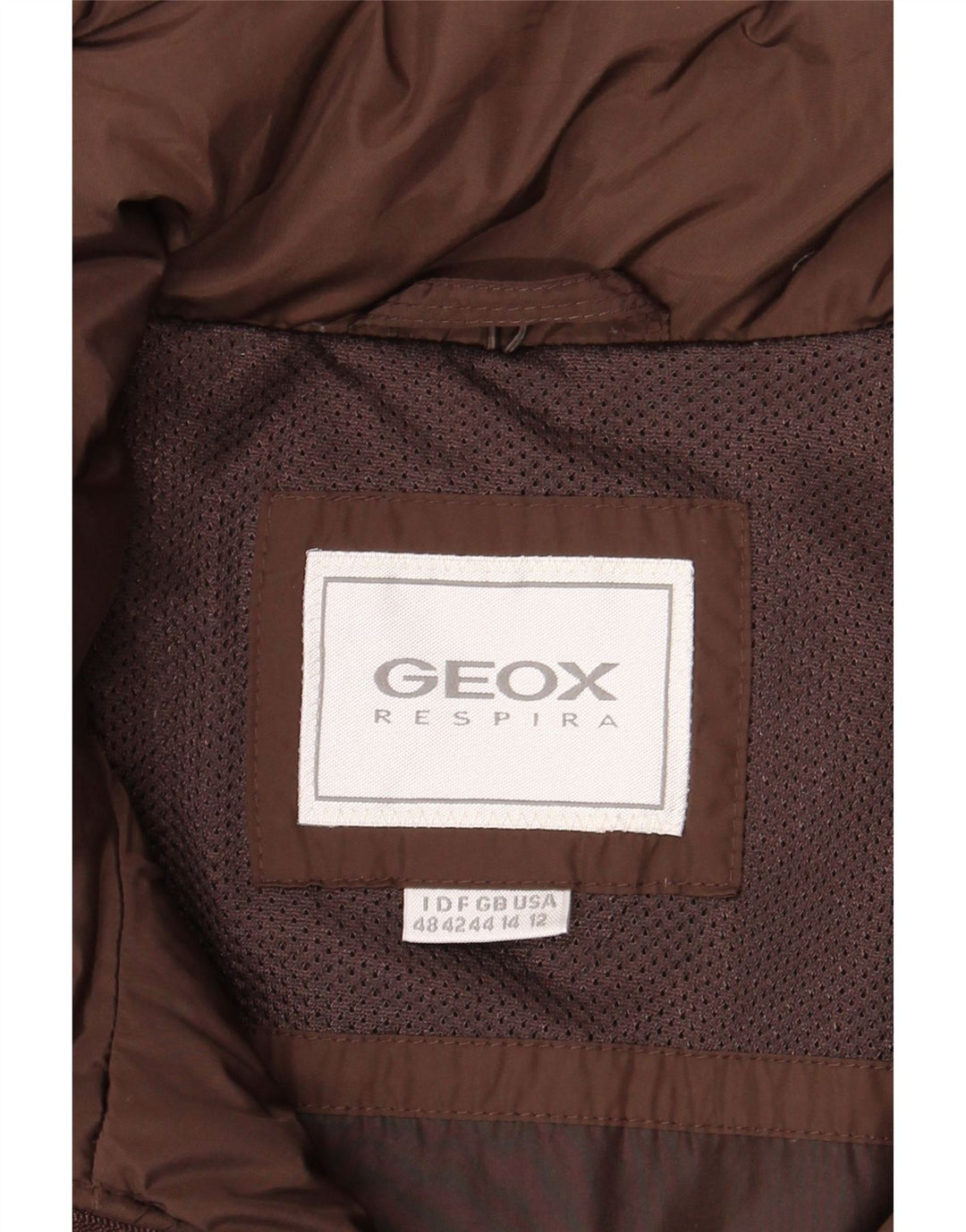 Palton căptușit Respira pentru femei GEOX UK 14 mare maro