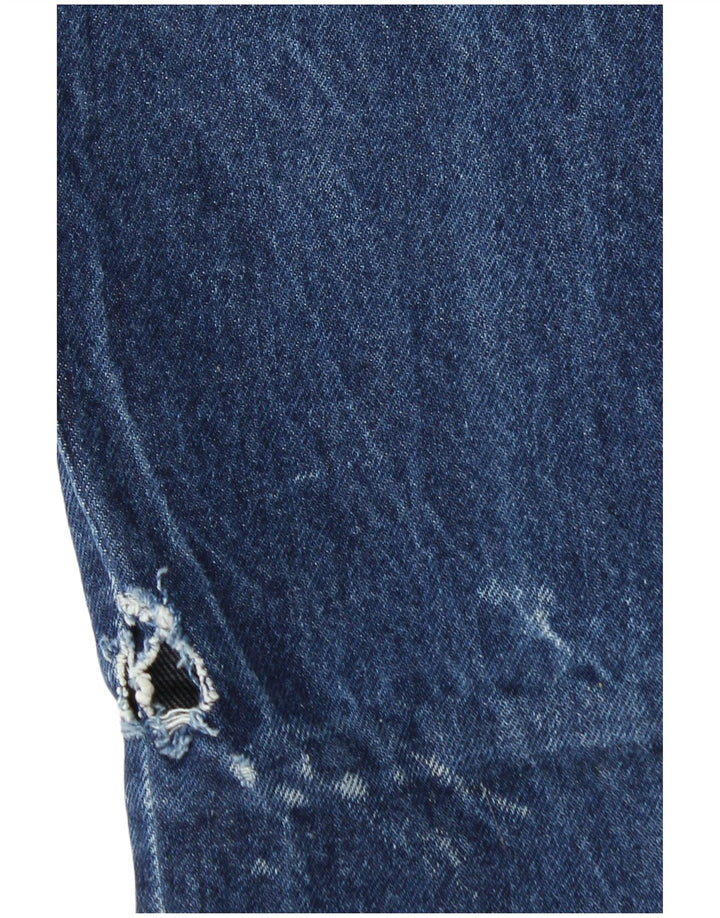 Blugi conici pentru femei Lee W26 L31 albastru