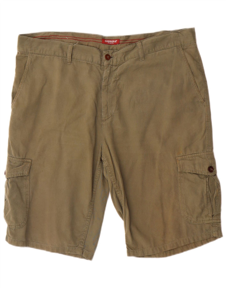 Pantaloni scurți cargo pentru bărbați Carrera W36, bumbac mare kaki