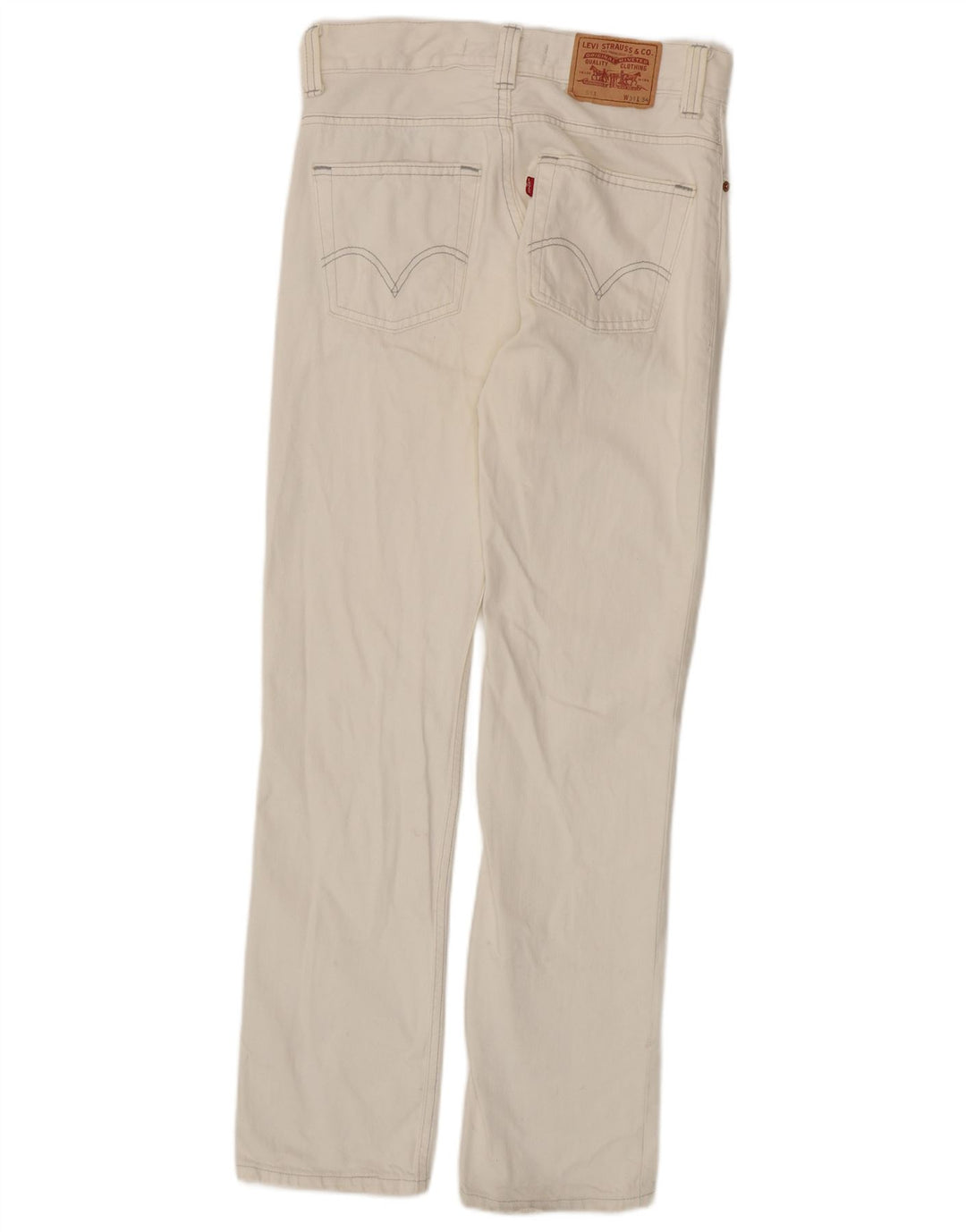 Blugi 511 slim pentru bărbați LEVI'S W31 L34 bumbac alb