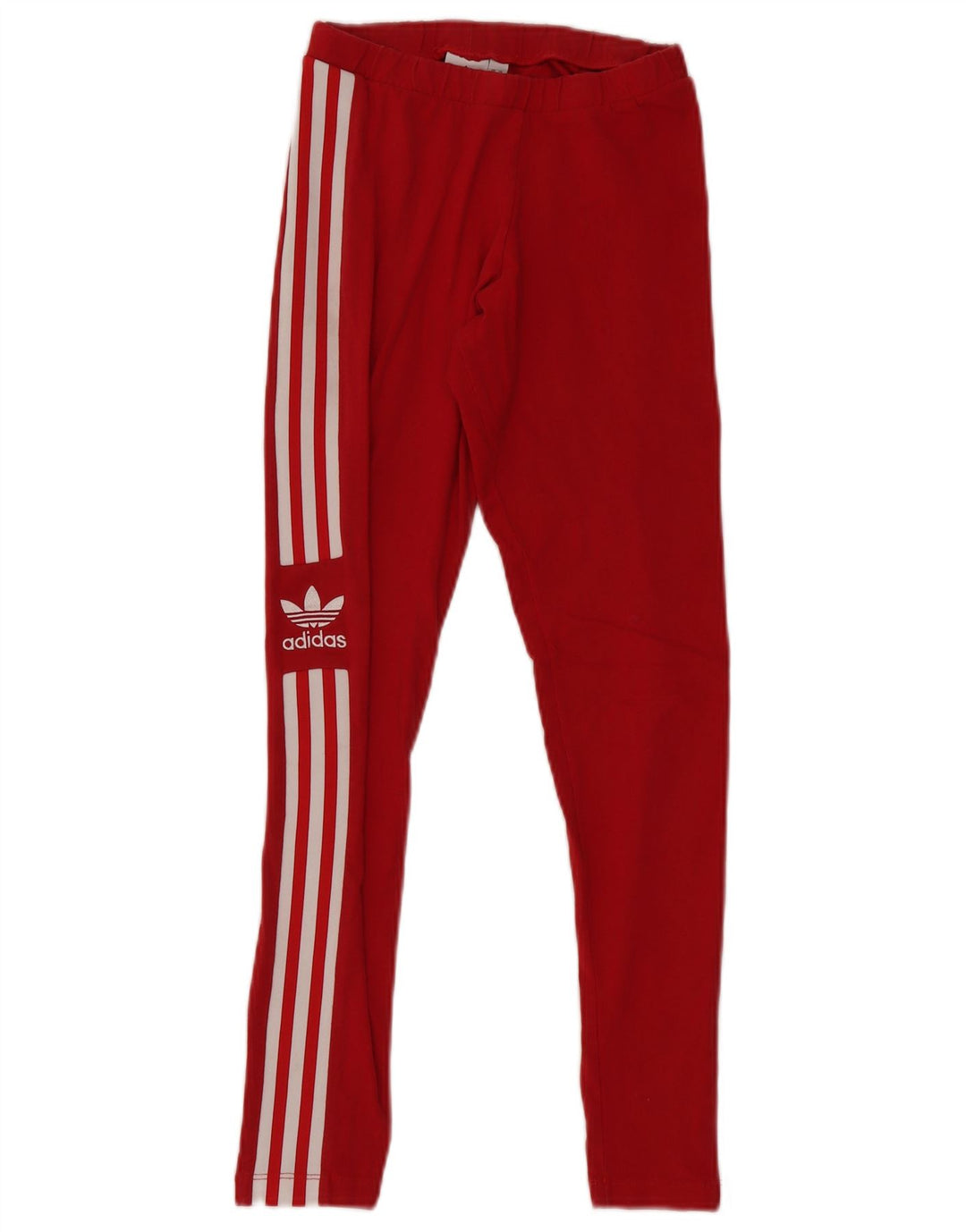 Leggings grafic Adidas pentru femei UK 8 Small Red Bumbac