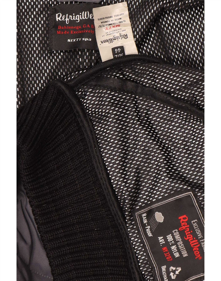 Jachetă de ploaie cu glugă pentru femei Refrigiwear IT 44 Gri mediu Nailon color bloc