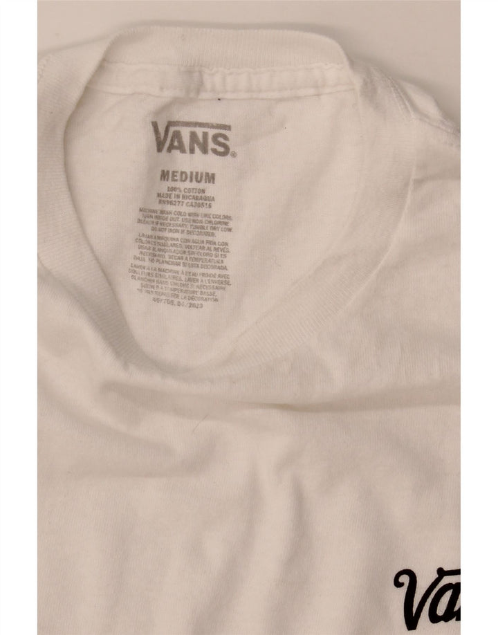 Tricou pentru bărbați Vans Top Medium White Bumbac