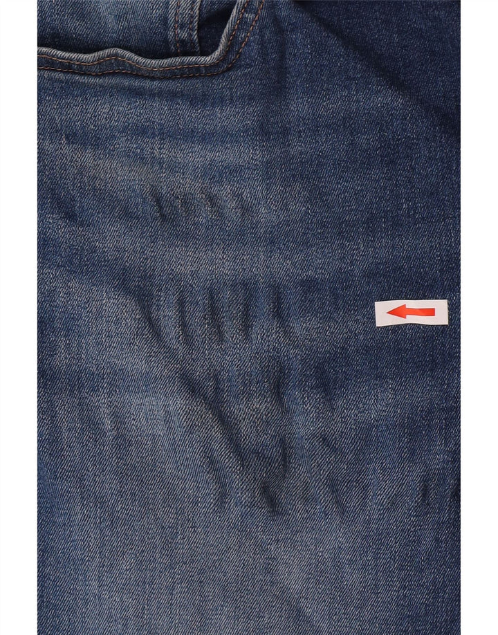 Pantaloni scurți din denim pentru bărbați Calvin Klein W31, bumbac albastru mediu