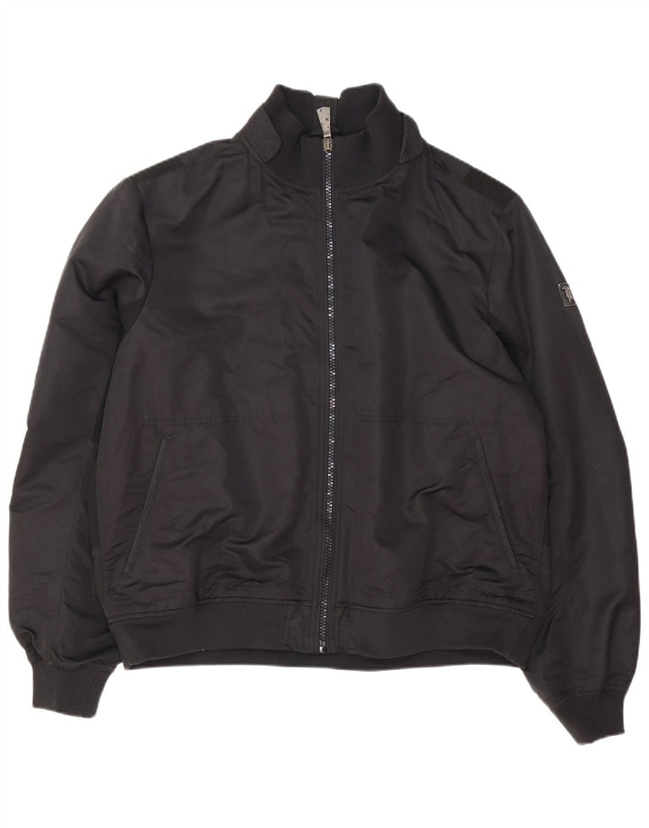 Jachetă Bomber pentru bărbați Trussardi Jeans IT 58 4XL Poliester negru