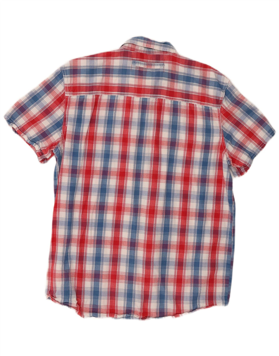 Cămașă cu mânecă scurtă pentru bărbați Wrangler, bumbac cu carouri multicolore