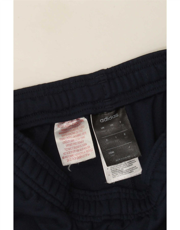 Pantaloni de trening Adidas Climalite pentru baieti 11-12 ani poliester bleumarin