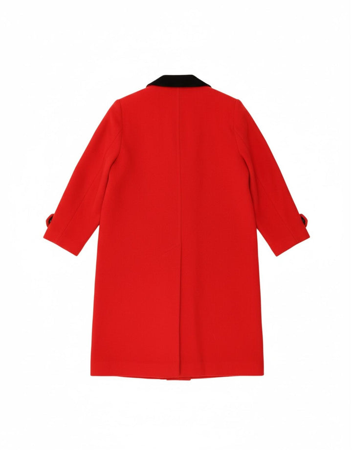 WINDSMOOR Womens Double Breasted Coat UK 14 Large  Red Wool