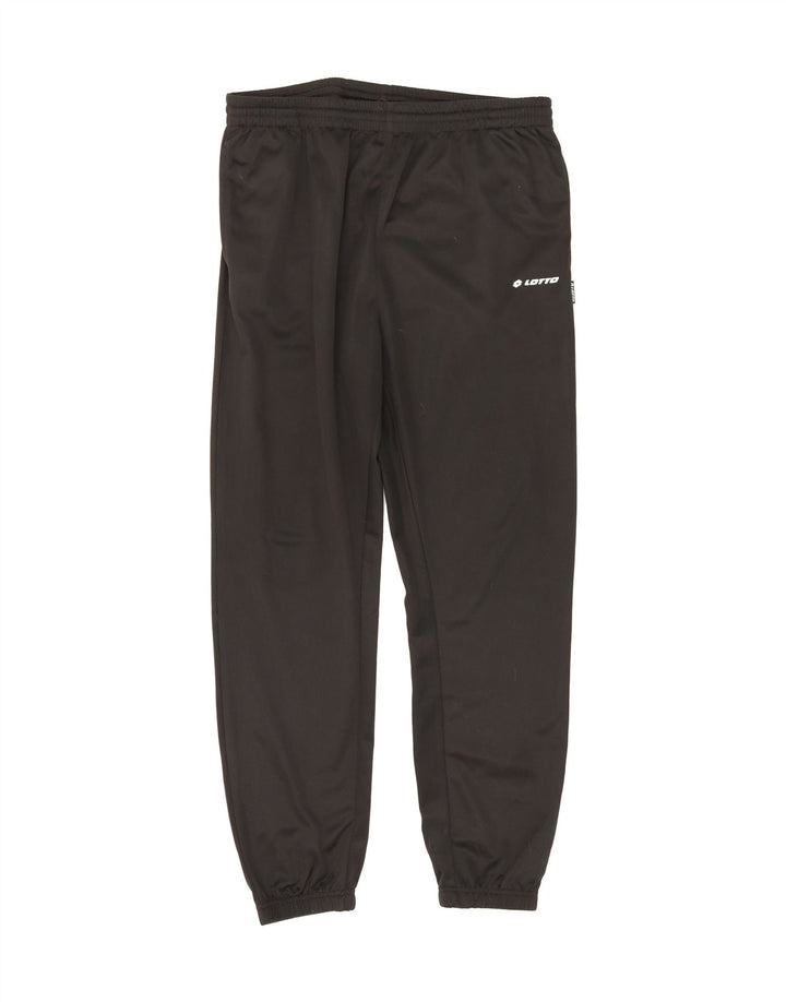 LOTTO Mens Tracksuit Trousers Joggers XL  Black Polyester Vintage Lotto and Second-Hand Lotto from Messina Hembry 